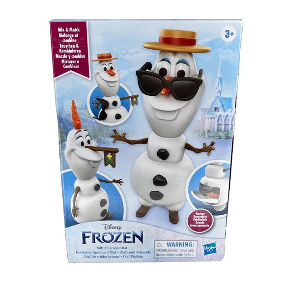 New Disney Frozen Silly Charades Olaf 13 Piece Mix & Match Figure by Hasbro - Picture 1 of 8